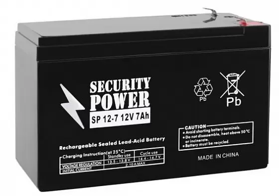 Аккумулятор 12V 7A