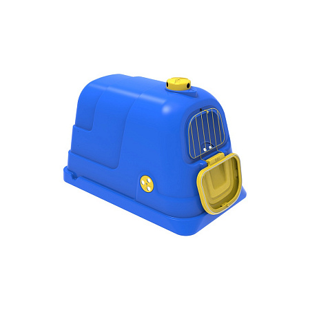 Домик для теленка индивидуальный синий