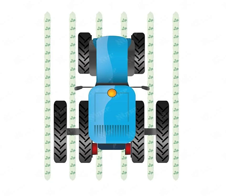 Комплект узких колес 2х4 (11.2-28, 230/95R48) м/р 450/700/750 мм