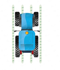 Комплект узких колес 2х2 (11.2-24, 13.6-38) м/р 450/700/750 мм