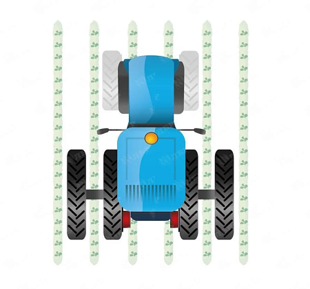 Комплект узких колес 0х4 (230/95R44) м/р 450/700/750 мм